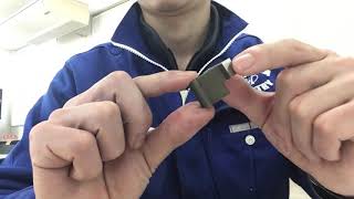 S50C シボ受け土台　ワイヤー加工　広島　平岡工業