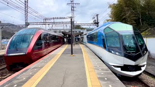 ［近鉄］ 近鉄2大エース！！ ひのとり しまかぜ SV02 五位堂出場試運転   近鉄 50000系 SV02