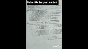 M.D.U-Rohtak  Notice:-B.Ed2 year Practical.