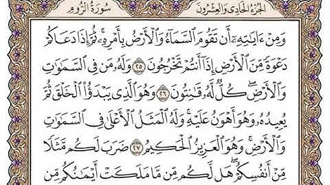 سورة الروم بصوت الشيخ محمد أيوب 💥 قرآن كريم 🍃