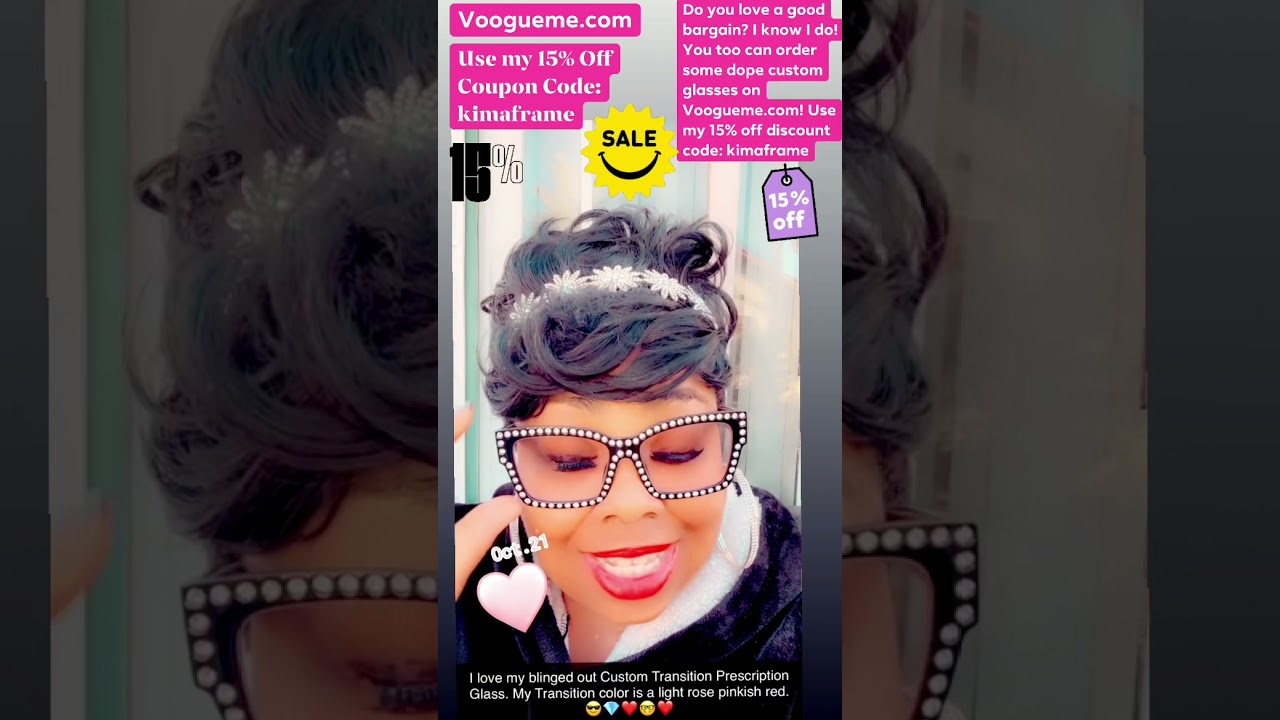 Use my 15% Off Coupon Code : kimaframe , and on Voogueme.com. Their glasses are so stylish & hot!