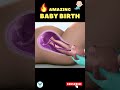 Baby Birth | Beautiful Baby Coming out of the Belly | Pregnancy Animation | #shorts #pregnancy