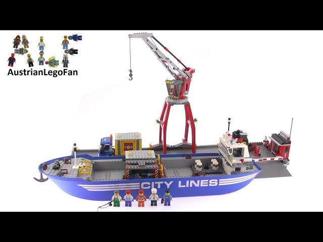 kunstner køber Strøm Lego City 7994 City Harbour - Lego Speed Build Review - YouTube