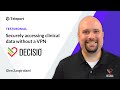 Decisio Health - Securely accessing clinical data without a VPN image