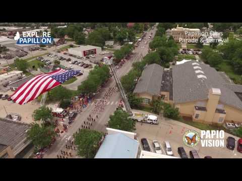 Explore Papillion - Papillion Days Parade & Carnival (Papillion, Nebraska drone video)