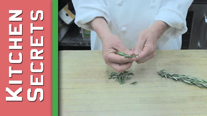 Kitchen Secrets: How to Chop Rosemary