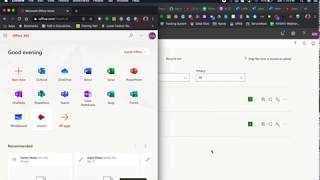 Google Chrome: Two Side-by-Side Windows screenshot 1