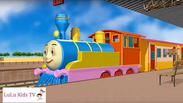 Chuku chuku railu vastundi 🚂🚂🚂🚂- Best 3D Animation Telugu Rhymes for children with lyrics