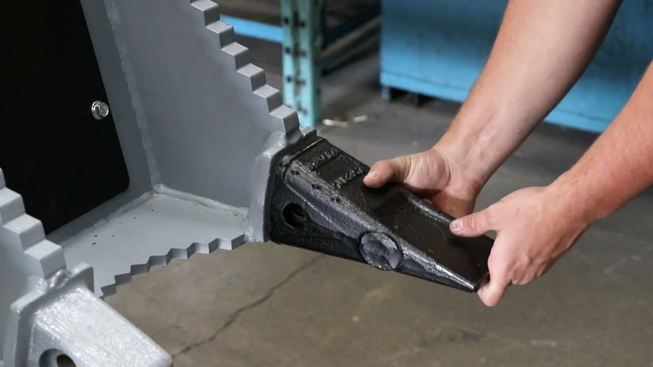 How to Install Root Rake Teeth on Excavator Mulcher