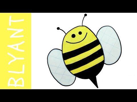 Video: Hvordan Tegne En Bie