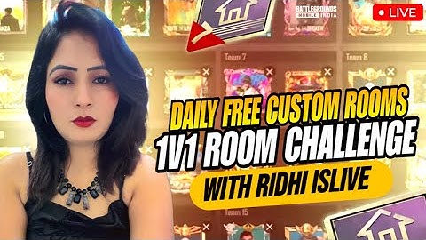 60 FPS 1v1 TDM & CLASSIC JOIN WITH TEAMCODE GAMEPLAY 😍I #bgmi #ridhiislive #bgmishorts #bgmilive