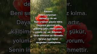 Rabbim Dert Veriyorsan Dermanınıda Ver Resimi