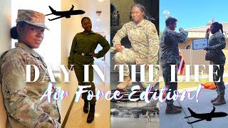 DAY IN THE LIFE: U.S. AIR FORCE EDITION! ACTIVE DUTY| Cosmetic Belgrave #airforce #usaf #military
