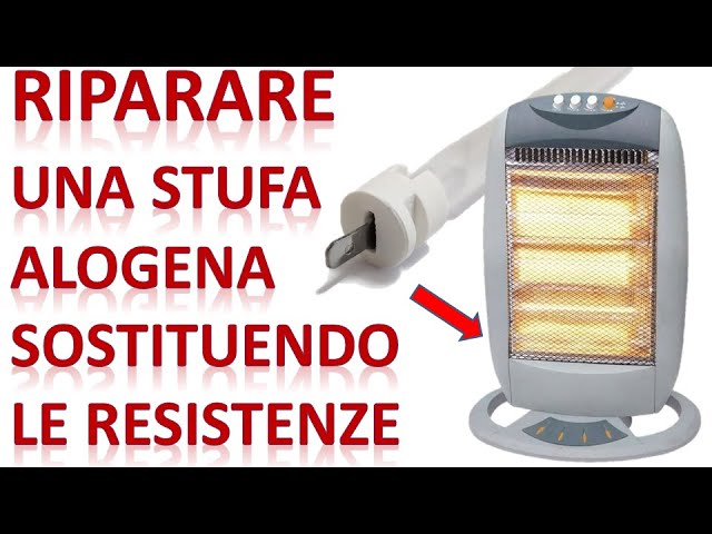 How to repair a 1200w Electric Alogen Stove by replacing the incandescent  bulb Heater 