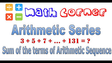 Arithmetic Series | Sum of the terms of an arithmetic sequence