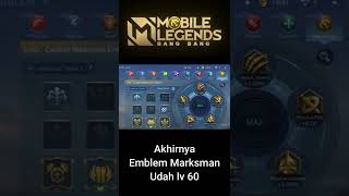 Emblem Marksman level 60 #ShortsMobileLegendsBangBang screenshot 1