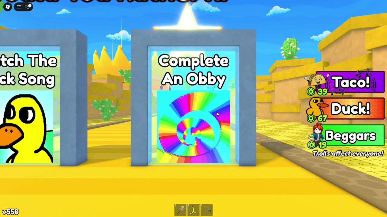 Would you rather but it actually happens