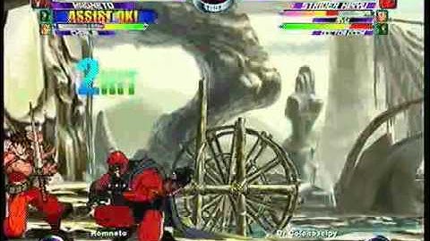 MvC2 Online (360): Brett (Cha/Mag/Doom) vs JmacDaGreat (Ryu/Strid/Doom) 16 .:4.23.10:.