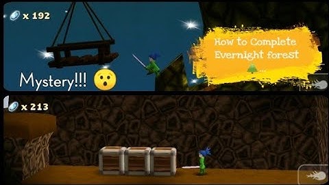 Evernight Forest🌲 part-II and Evernight caves in - Swordigo