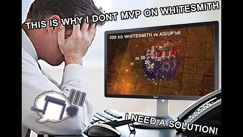 This is why i dont mvp on Whitesmith, and the solution to its problems