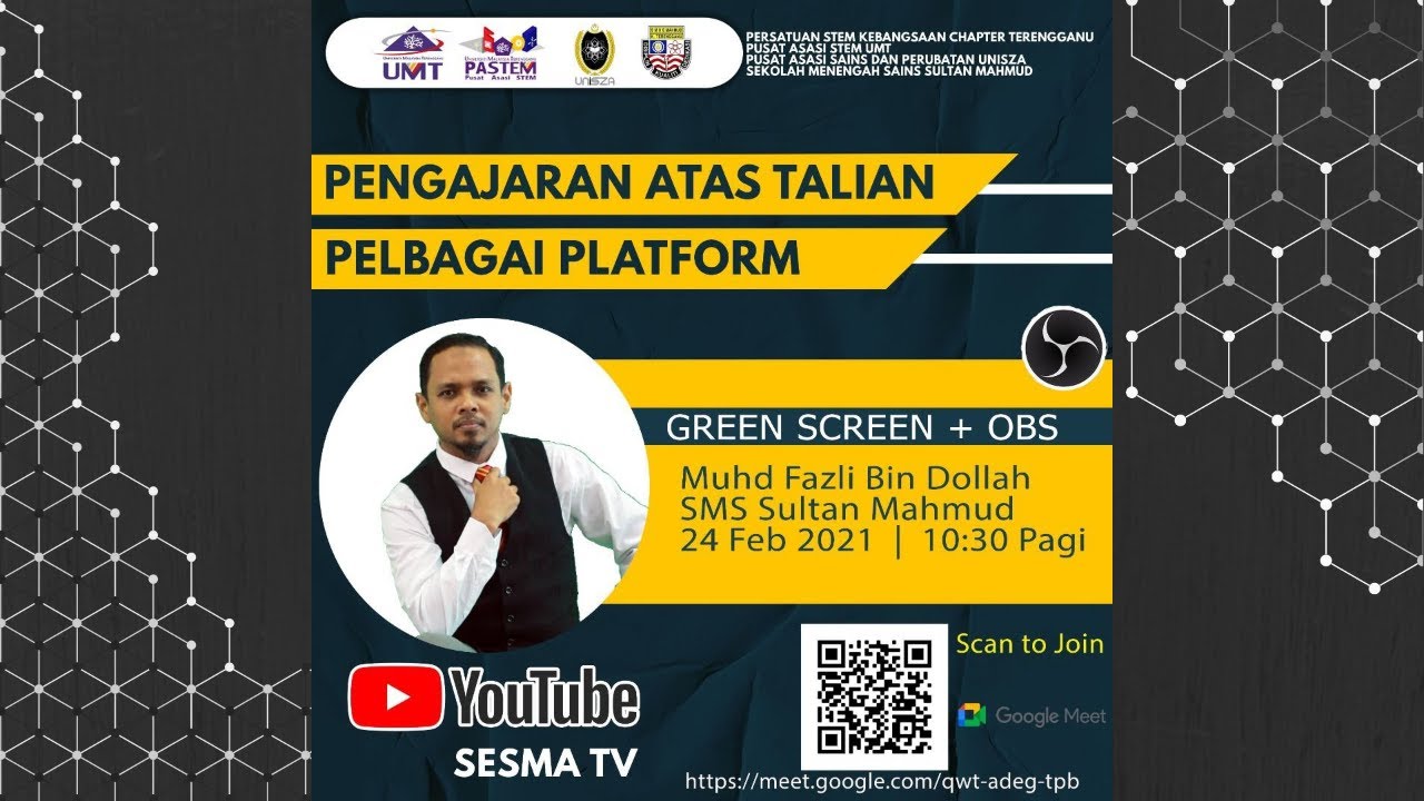 PENGAJARAN ATAS TALIAN PELBAGAI PLATFORM GREEN SCREEN & OBS YouTube