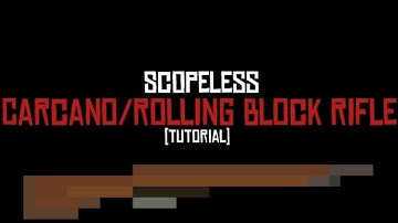 Scopeless Carcano/Rolling block rifle tutorial | RDR2