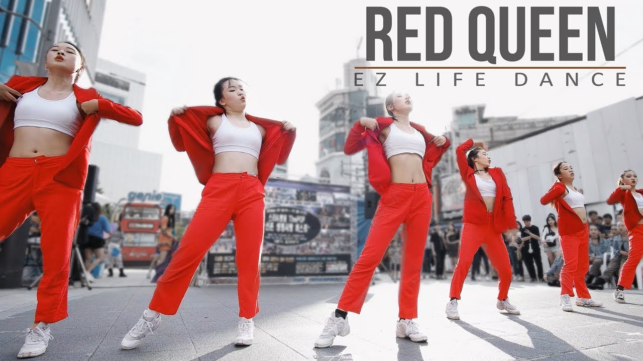 이지라이프 댄스 | 레드퀸 | 칼군무 | RED QUEEN of EZ LIFE DANCE @ 신촌생명사랑버스킹 Filmed by lEtudel