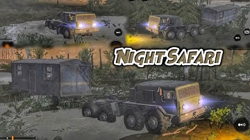 MudRunner | Mission Night Safari | Best Truck Driving Gameplay Walkthrough (Android/Ios)