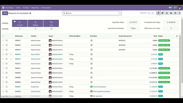 Import Purchase Requisition - Agreements From CSV/Excel File Odoo