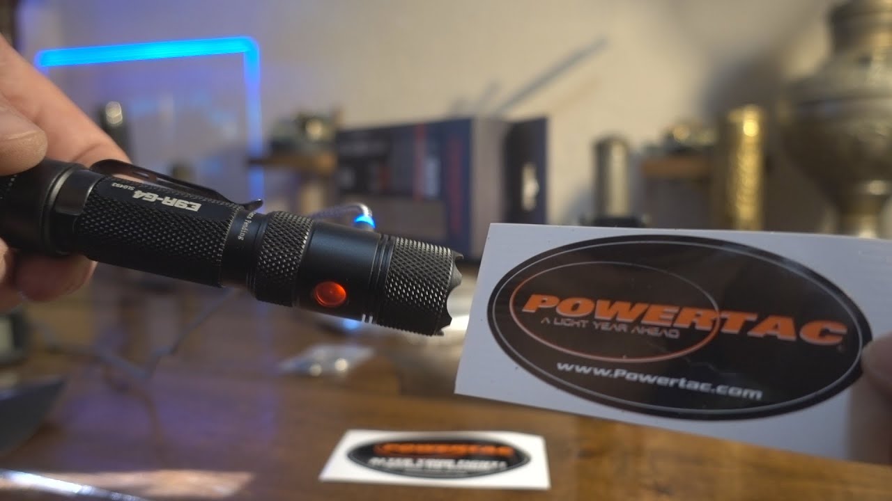 Powertac E9R G4 2550 Lumen Lifetime warranty Flashlight YouTube