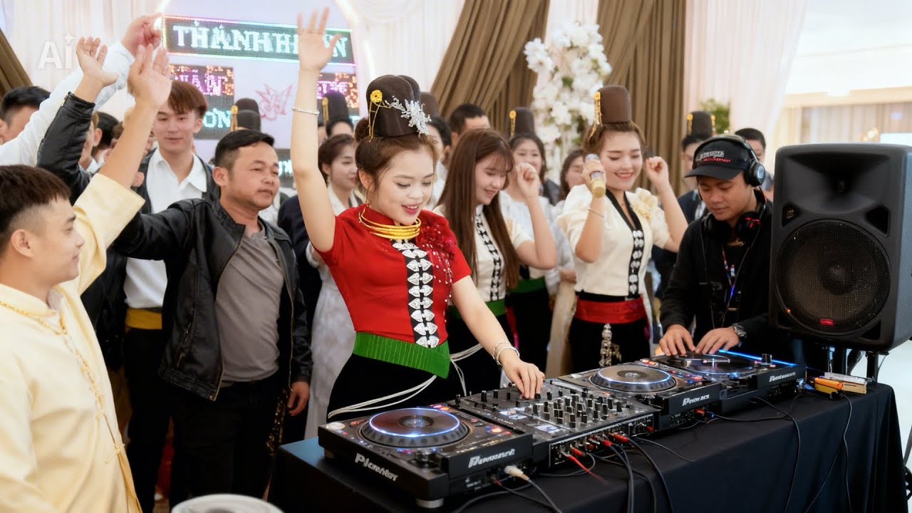 MẾT CỞ BẢN BAI NHẢY QUÁ CĂNG TẠI ĐÁM CƯỚI NGƯỜI THÁI ĐEN - CHÚ RỂ VĂN CƯỜNG & CÔ DÂU KIM NGÂN