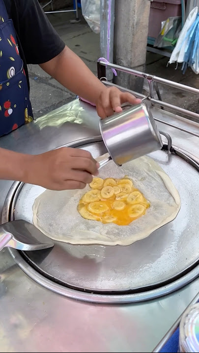 How to make Banana Roti | Thai Street Food #shorts