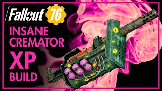 INSANE FO76 XP BUILD -  HIGH INTELLIGENCE - BLOODIED - Cremator, Heavy, Energy, Flame
