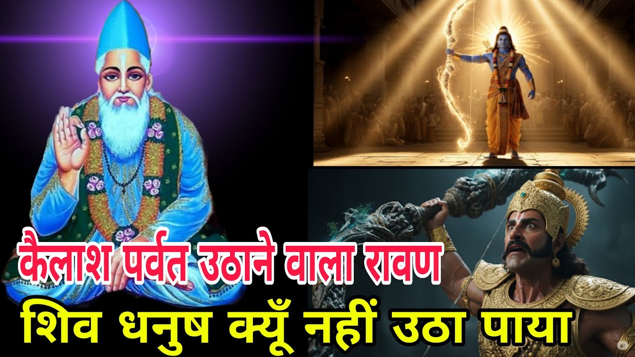 आखिर रावण क्यूँ नहीं उठा पाया शिव धनुष   ।।  जब भगवान अपने भक्त की लाज बचाने के लिए दौड़े 