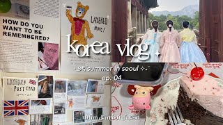 seoul diaries 🍧 hanboks, cafes, meeting my mutual & first sonny angel hipper! - korea vlog, ep. 04