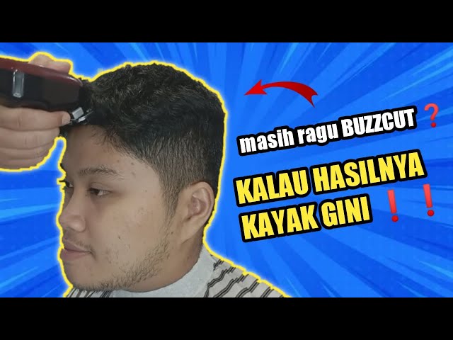 MASIH RAGU POTONG RAMBUT BUZZCUT ❓ TUTORIAL BALD FADE / MID FADE BAGI PEMULA DIJAMIN BISA ❗❗