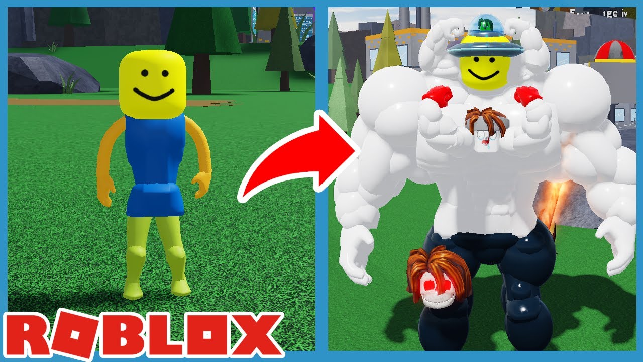 I Became The Biggest Buff Noob In Roblox Youtube - buff noob roblox