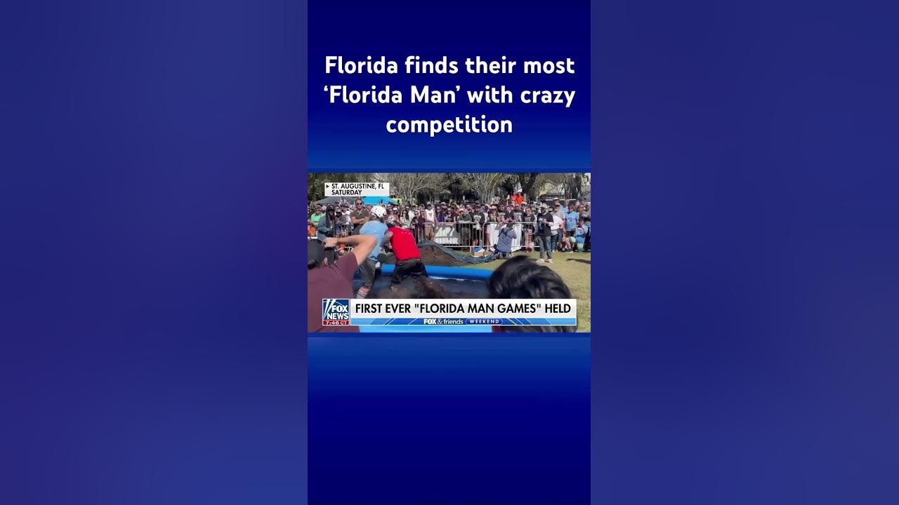 WATCH: Hundreds attend the first ever ‘Florida Man Games’ #shorts