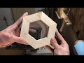 Woodturning - the segmented sugar pot