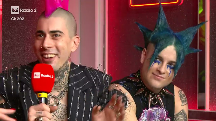 Intervista a La Sad (3ª serata) - Radio2 a Sanremo