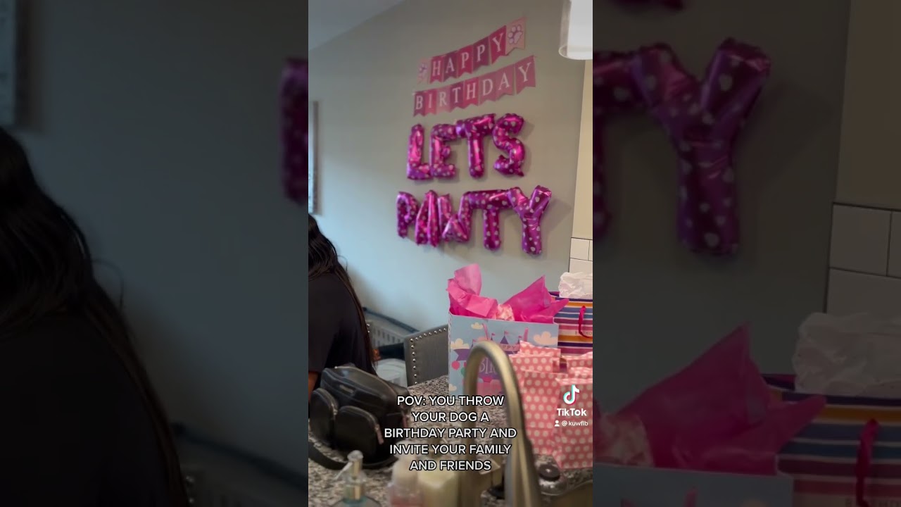Dog 1st Birthday Party 🫶🏾🐾💕 