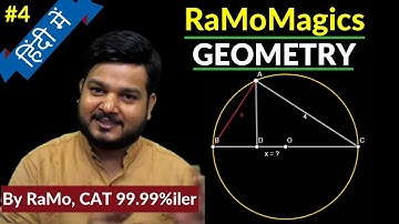 RaMoMagics Episode-4 Geometry Questions ( ज्यामिति ) Awesome Approach for SSC CGL,CAT
