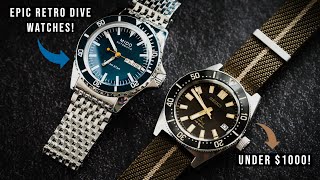 Battle of the BEST Retro Diver Watches of 2020! | Seiko SPB147j1 vs Mido Ocean Star Tribute Blue