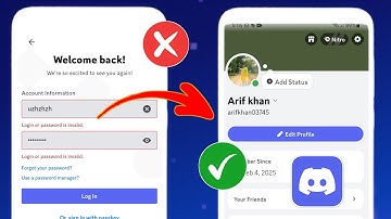 How to Fix Login or Password is Invalid Error on Discord - 2025 || Discord Login Not Working?