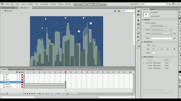 Membuat Animasi Roket Menggunakkan Adobe Flash
