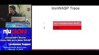 Javascript analysis with IronWASP   By Lavakumar