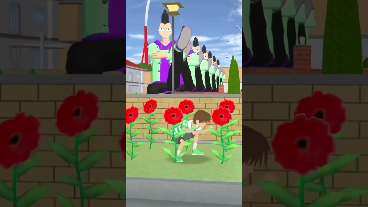 Sakura school simulator thmod habibi😂