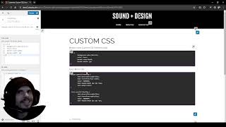 Crio - Using the custom CSS editor