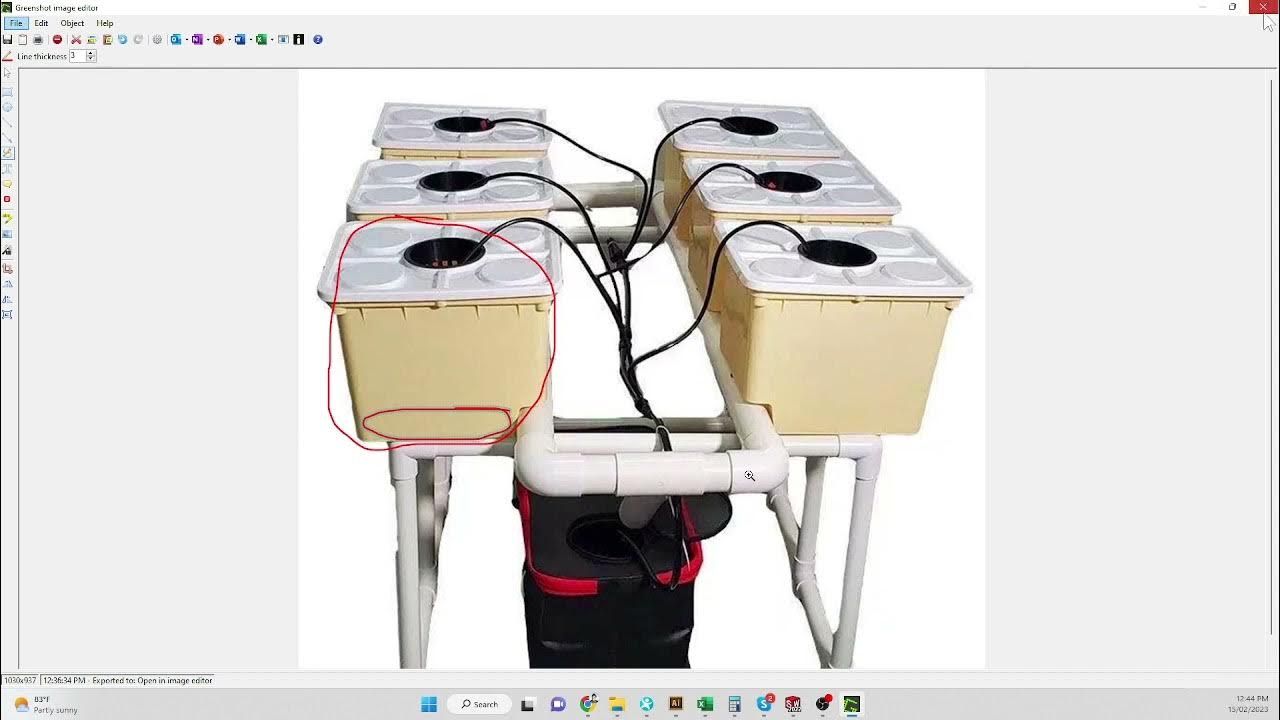 New Hydroponic Wicking or Bato Bucket System Ideal for strawberries