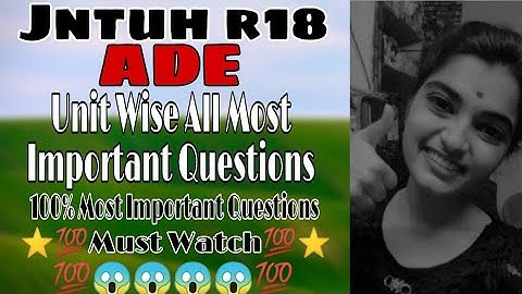 #jntuh #r18 #ade #very #important #question #analog #and #digital #electronics 😍💯👍